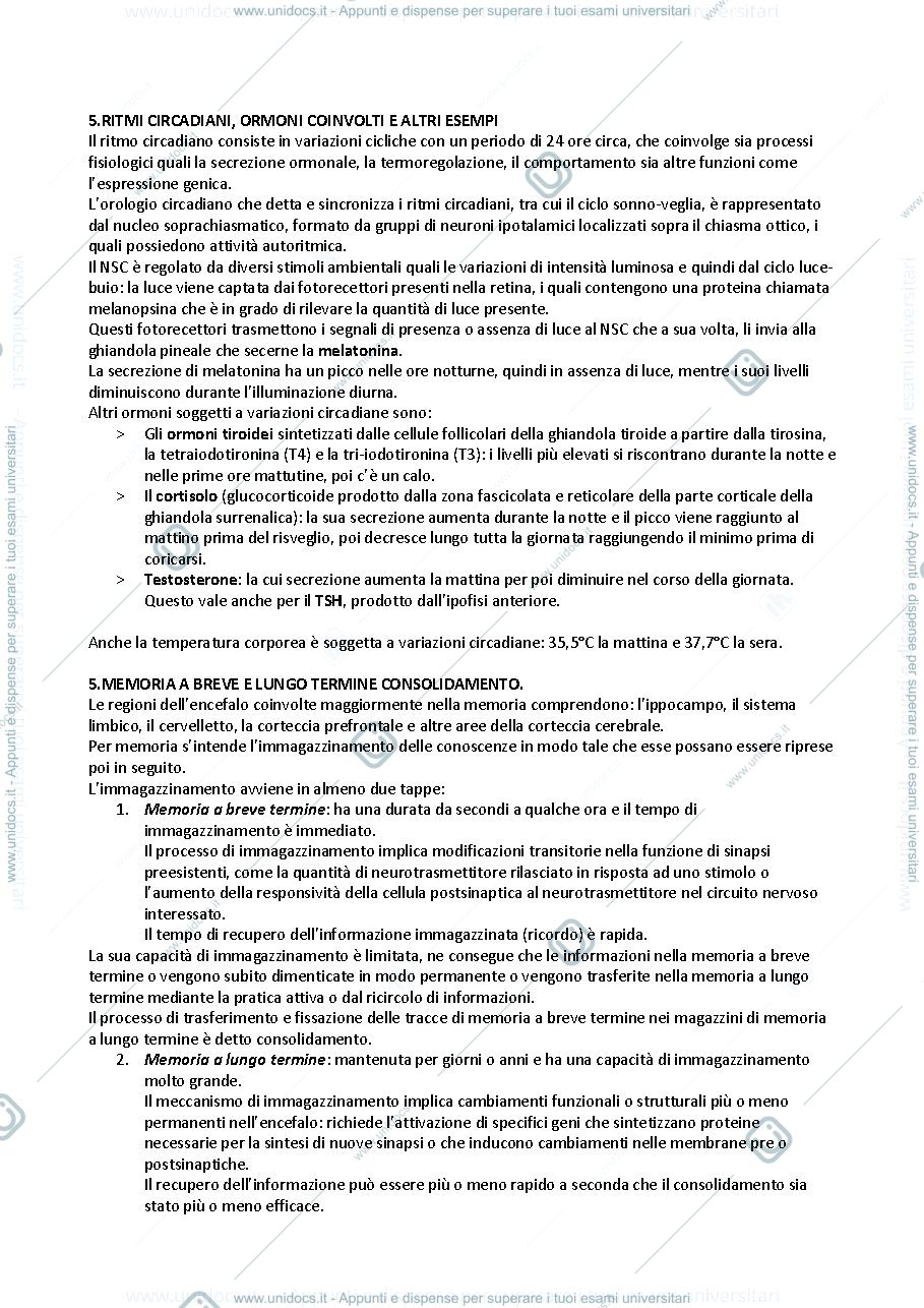 Anteprima pagina 3 — Raccolta di domande Fisiologia