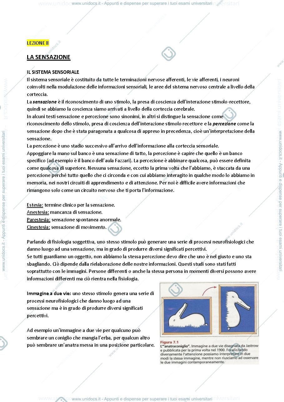 Anteprima pagina 1 — Fisiologia 8
