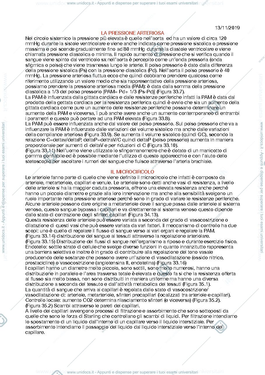 Anteprima pagina 1 — Fisiologia umana parte 3