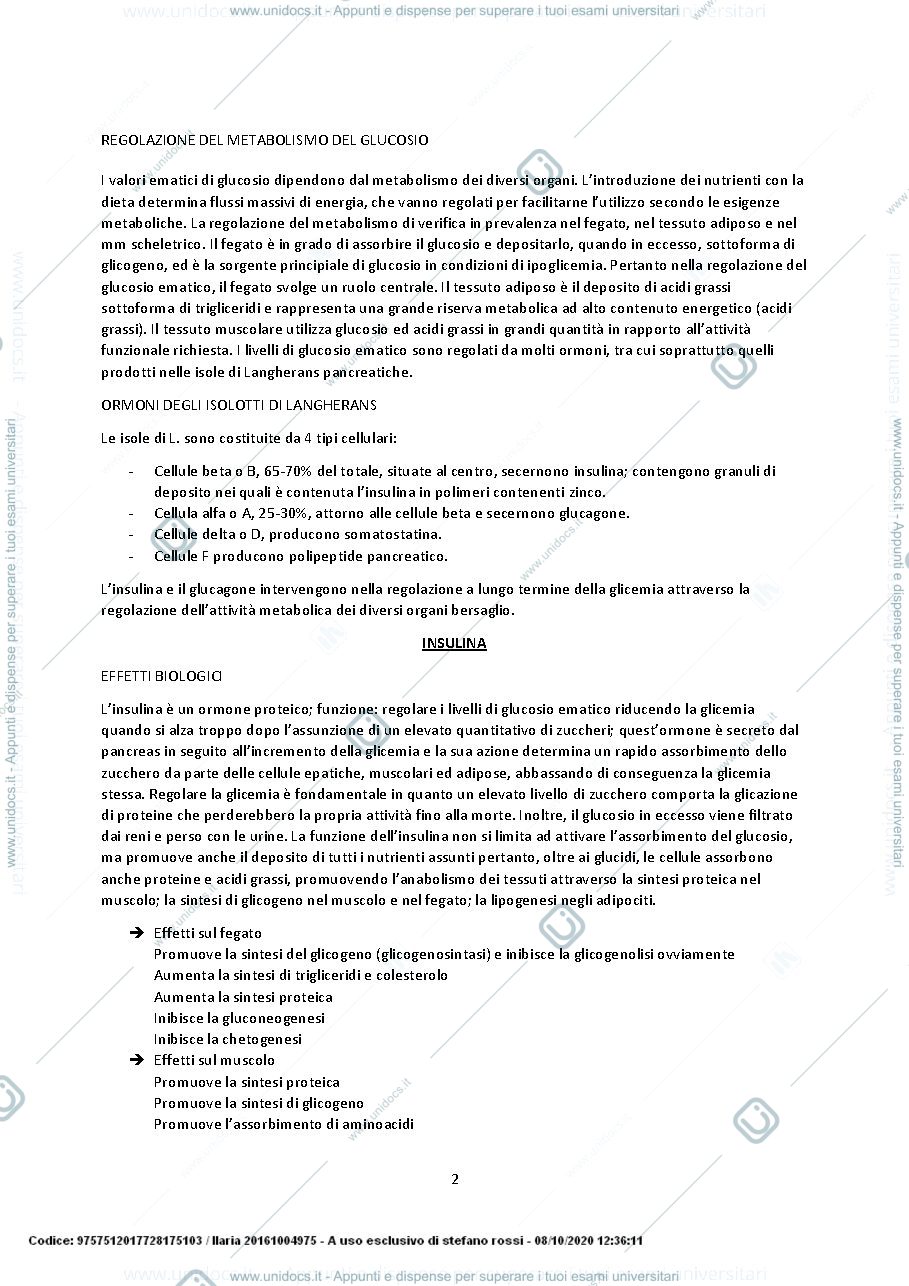 Anteprima pagina 3 — fisiologia del sistema endocrino