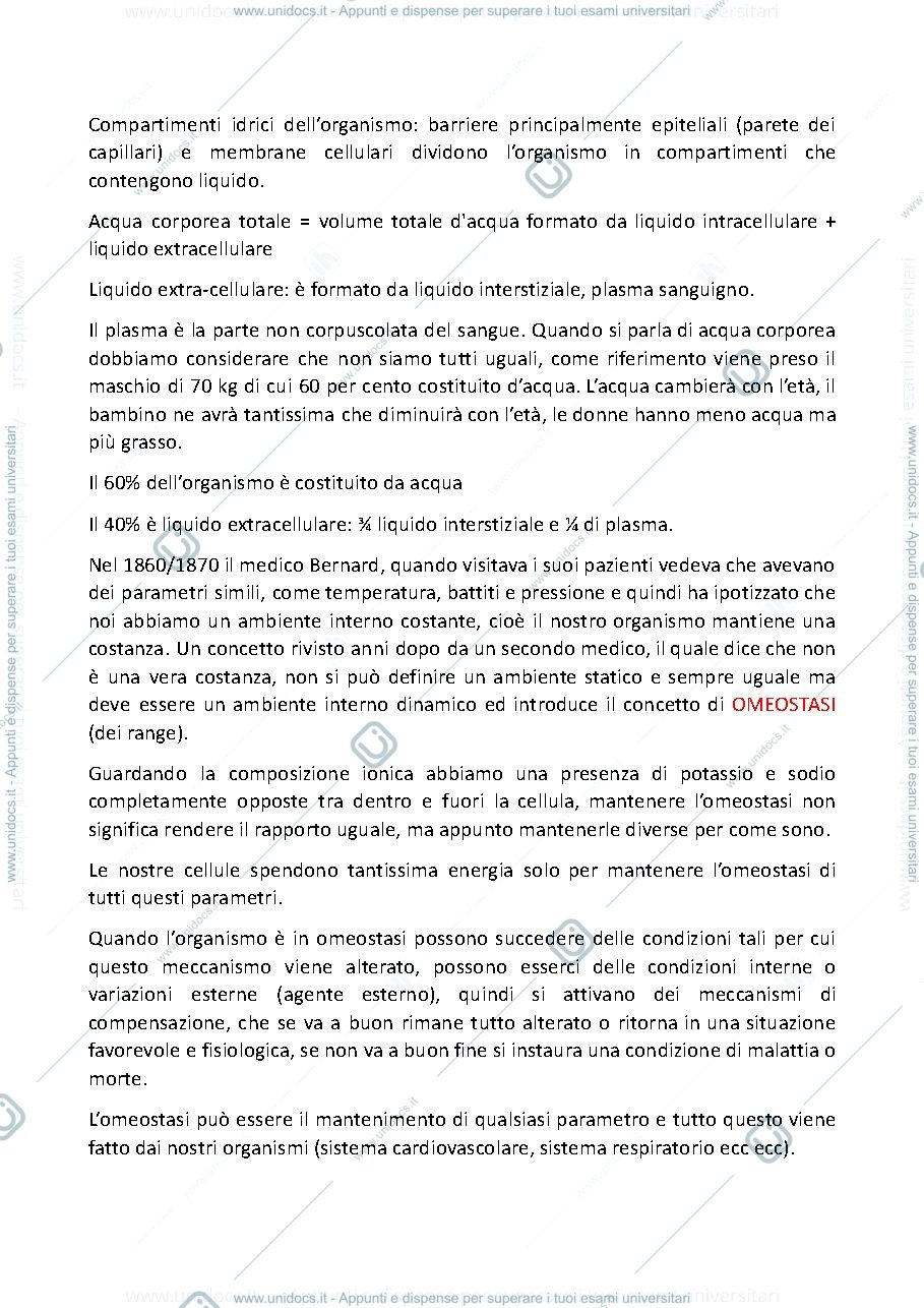 Anteprima pagina 2 — FISIOLOGIA 1