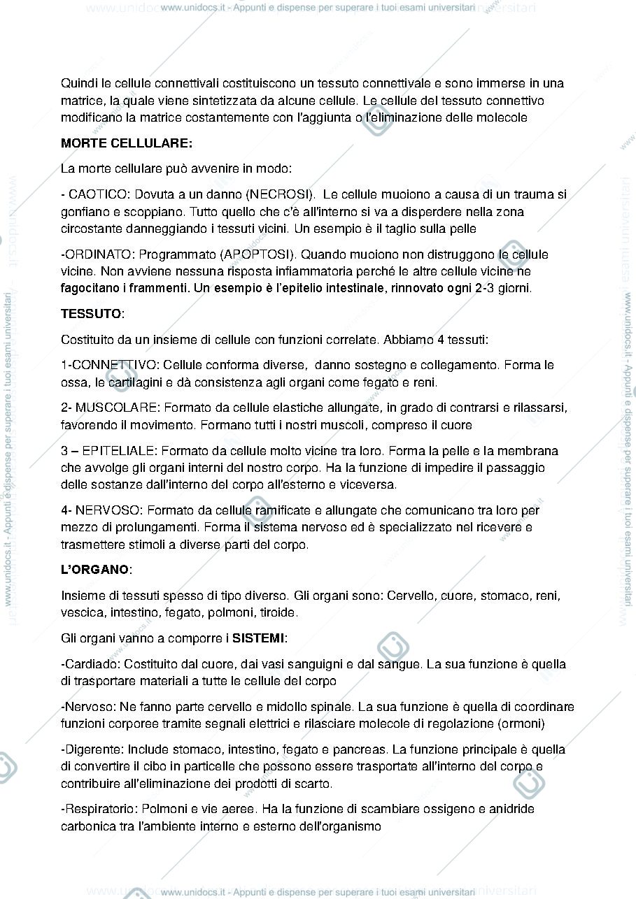 Anteprima pagina 3 — FISIOLOGIA GENERALE