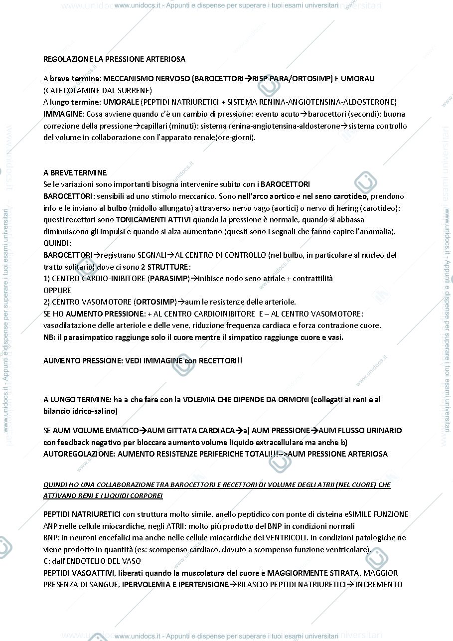 Anteprima pagina 1 — PRESSIONE ARTERIOSA