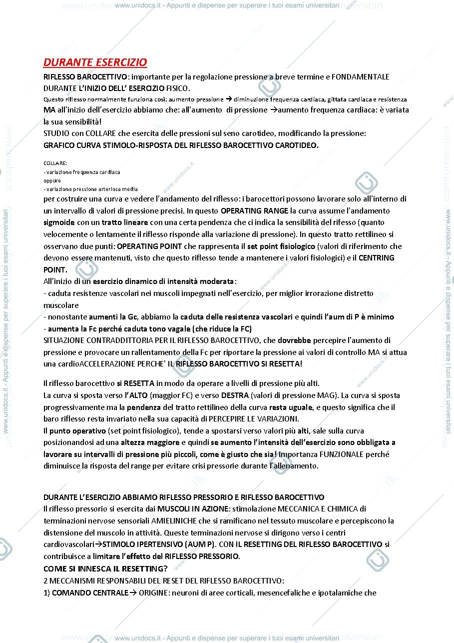 Anteprima pagina 1 — esercizio cardiovascolare