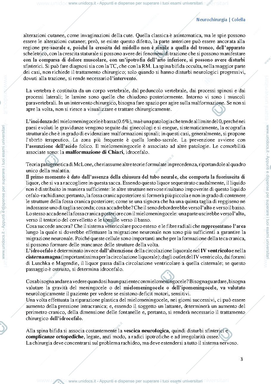 Anteprima pagina 3 — Cenni di neurochirurgia generale 