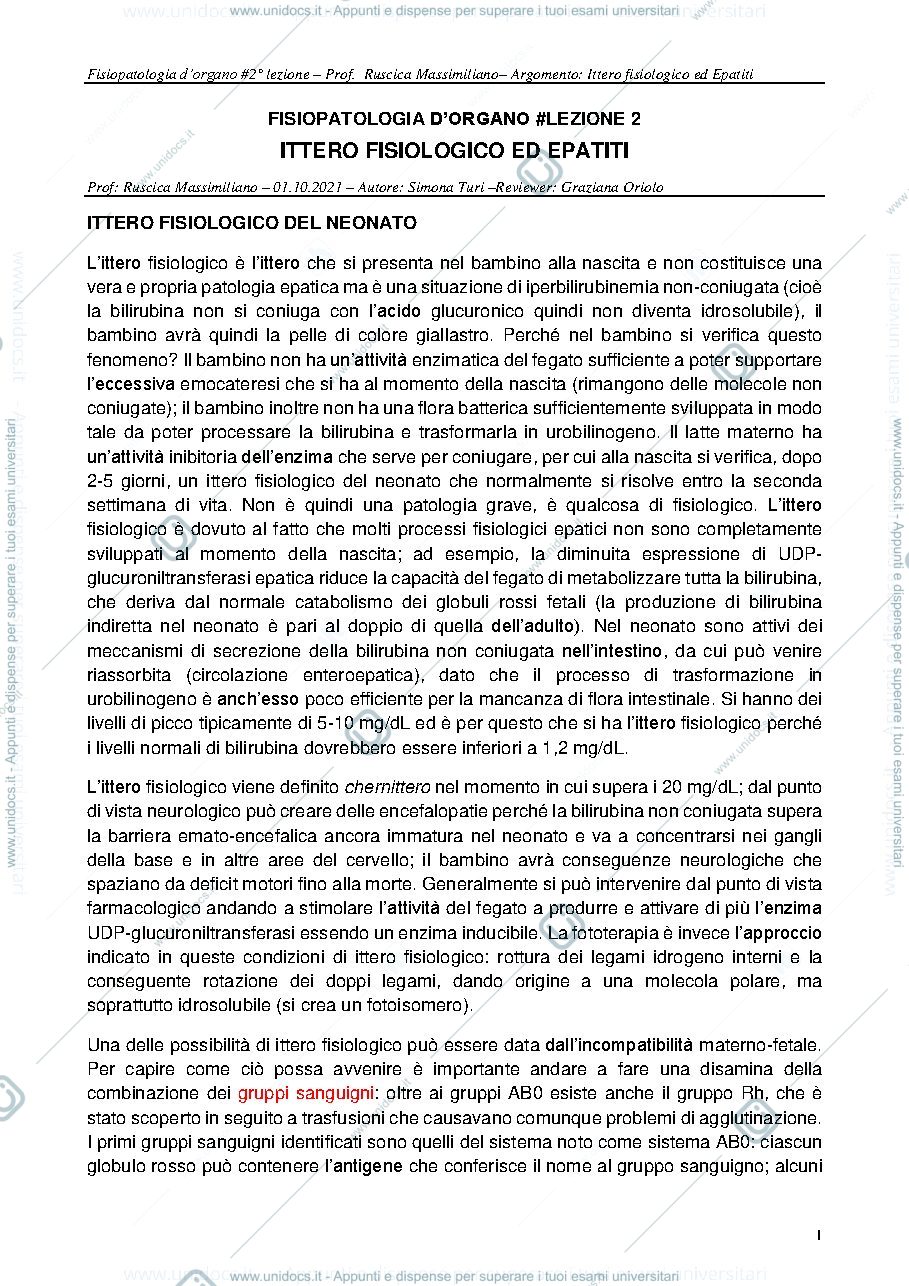 Anteprima pagina 1 — appunti lezione
