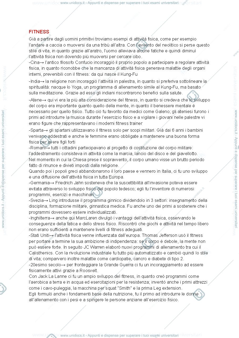 Anteprima pagina 1 — FITNESS COMPLETO