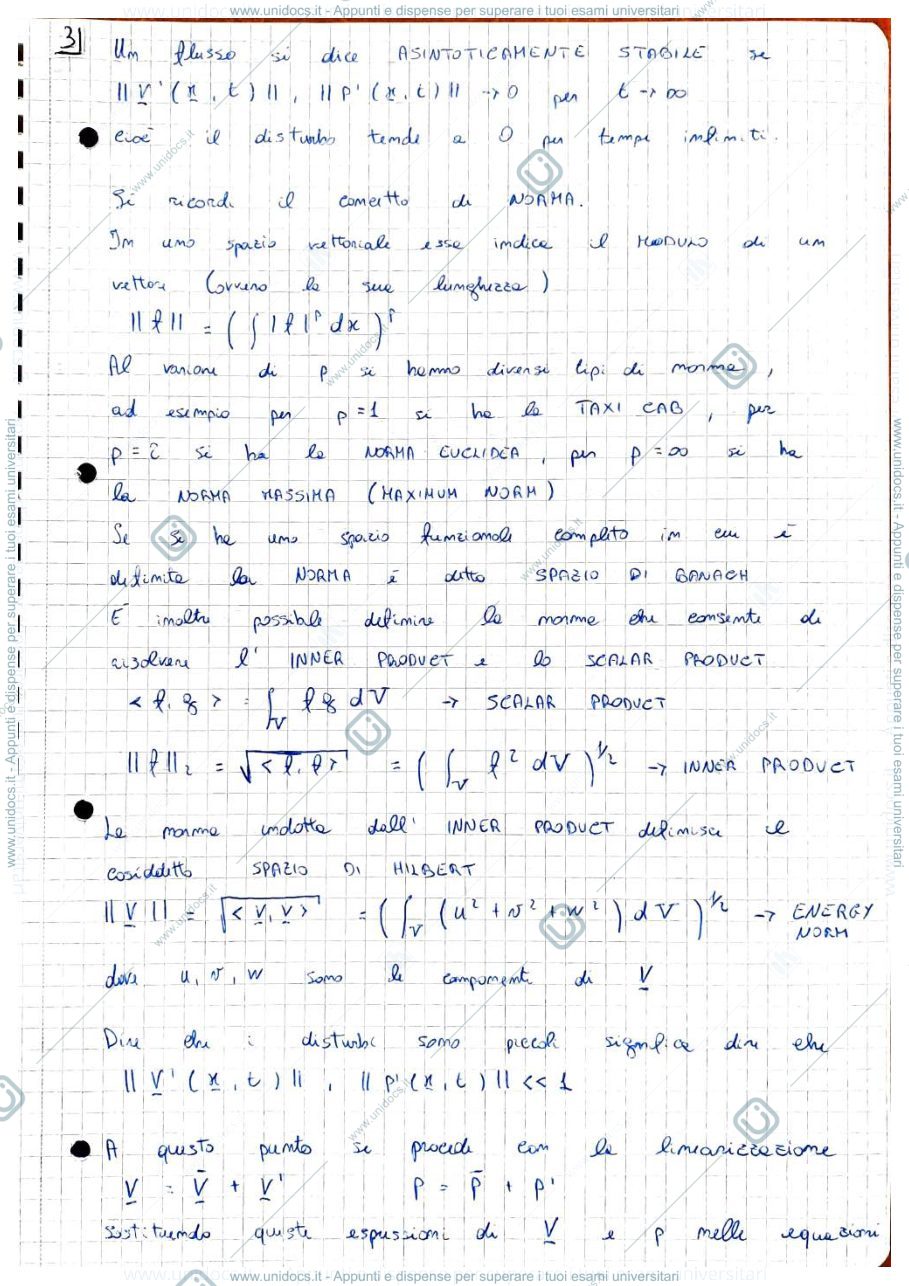Anteprima pagina 3 — Appunti Fluid-Dynamic Stability (prof. Chiatto - 2024)