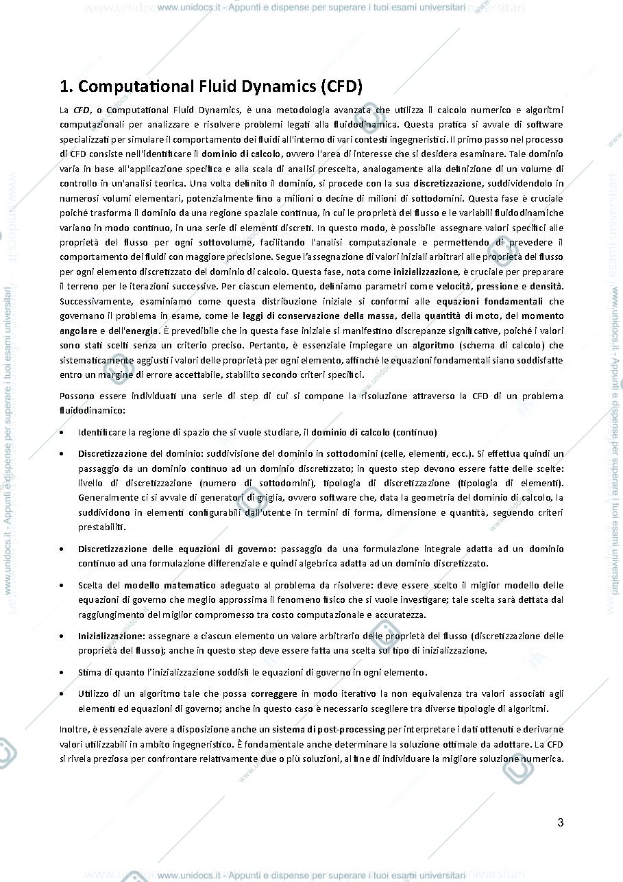 Anteprima pagina 3 — Appunti fluidodinamica numerica
