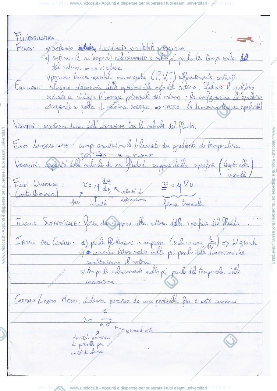 Anteprima pagina 2 — Fluidodinamica per l'astrofisica, appunti