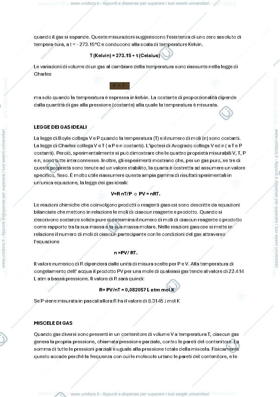 Anteprima pagina 2 — gas ideali e termodinamica 1