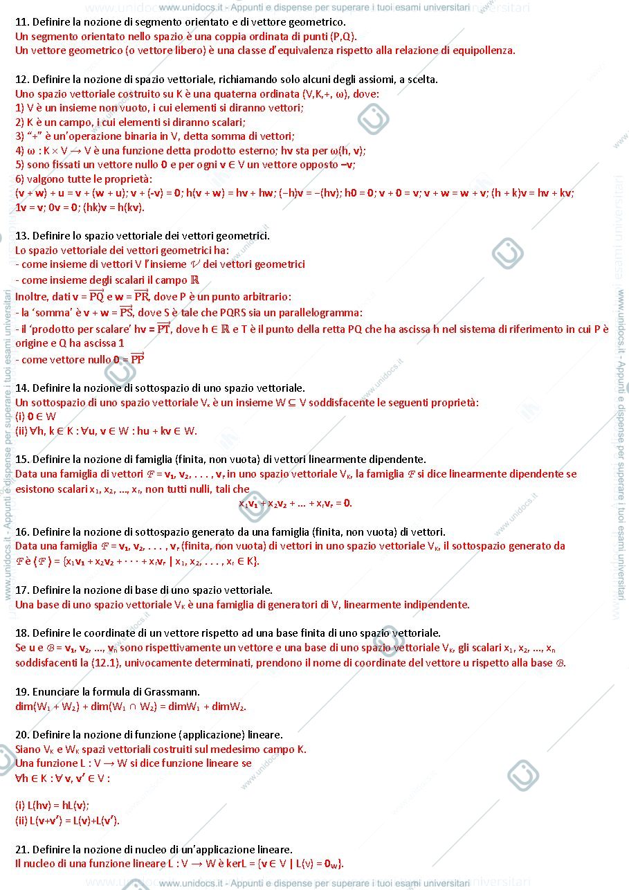 Anteprima pagina 2 — Nozioni più richieste di algebra 