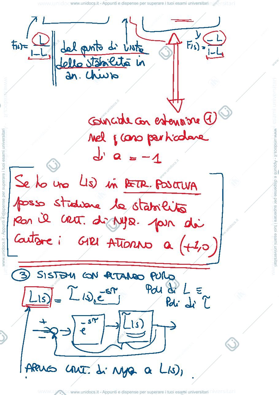 Anteprima pagina 1 — 23-Margine di piccolo guadagno, di piccola fase, criterio di Bode appunti della prof: Tanelli