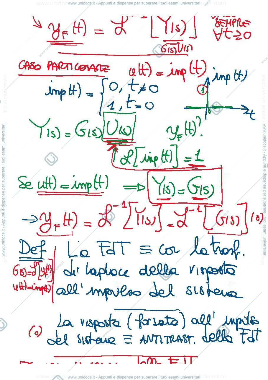 Anteprima pagina 2 — 12-Funzione di trasferimento appunti della prof: Tanelli