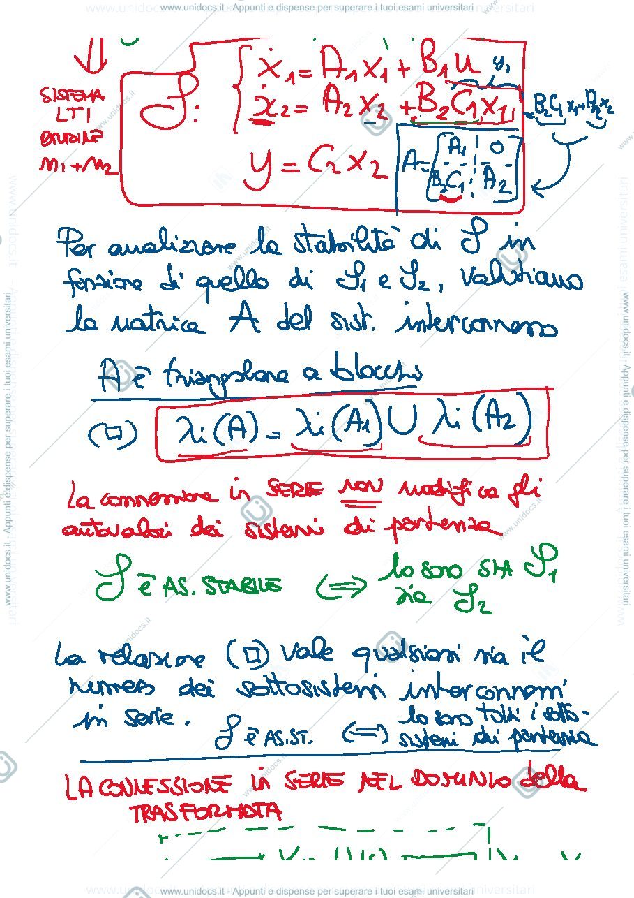 Anteprima pagina 3 — 13-Sistemi interconnessi appunti della prof: Tanelli