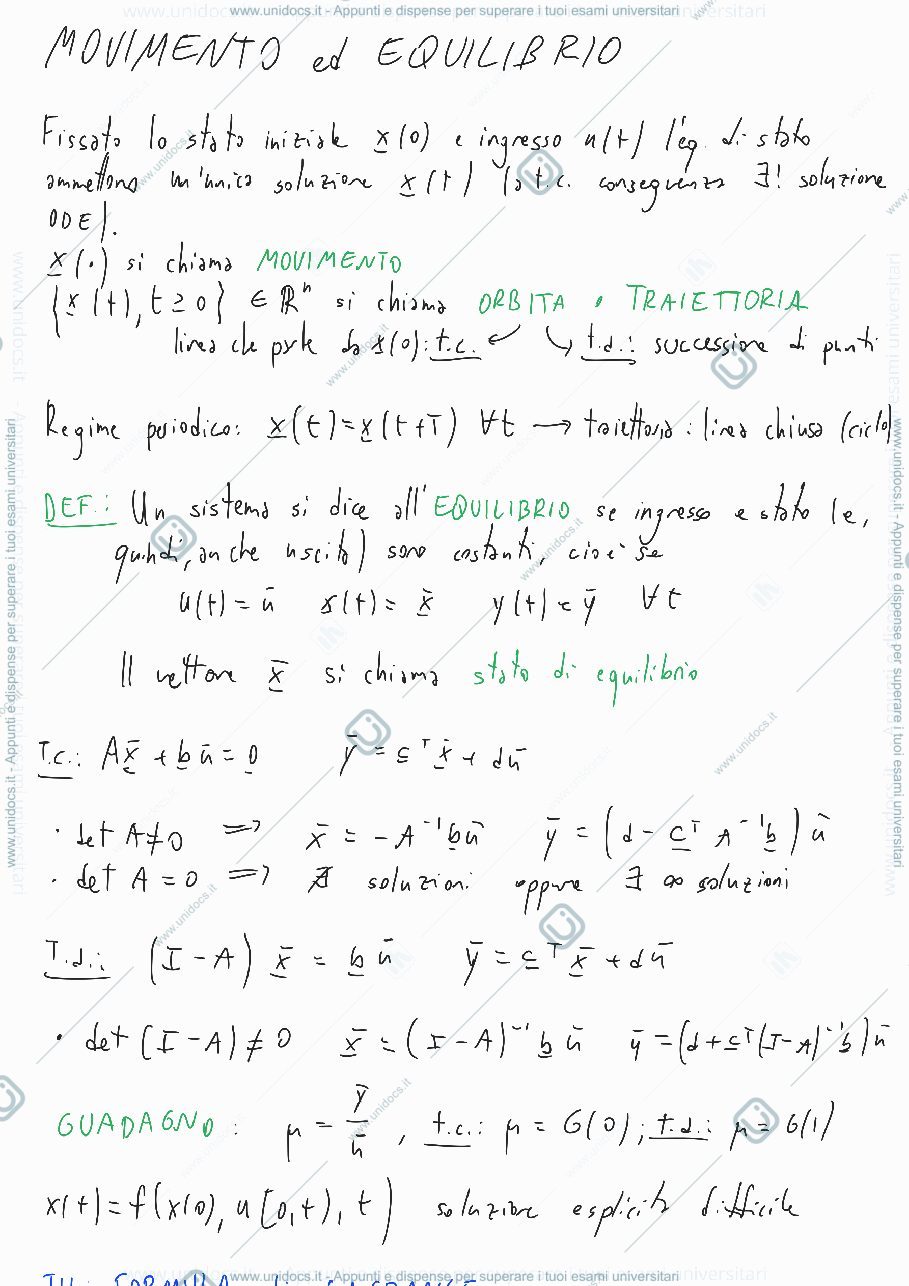 Anteprima pagina 1 — Movimento ed Equilibrio