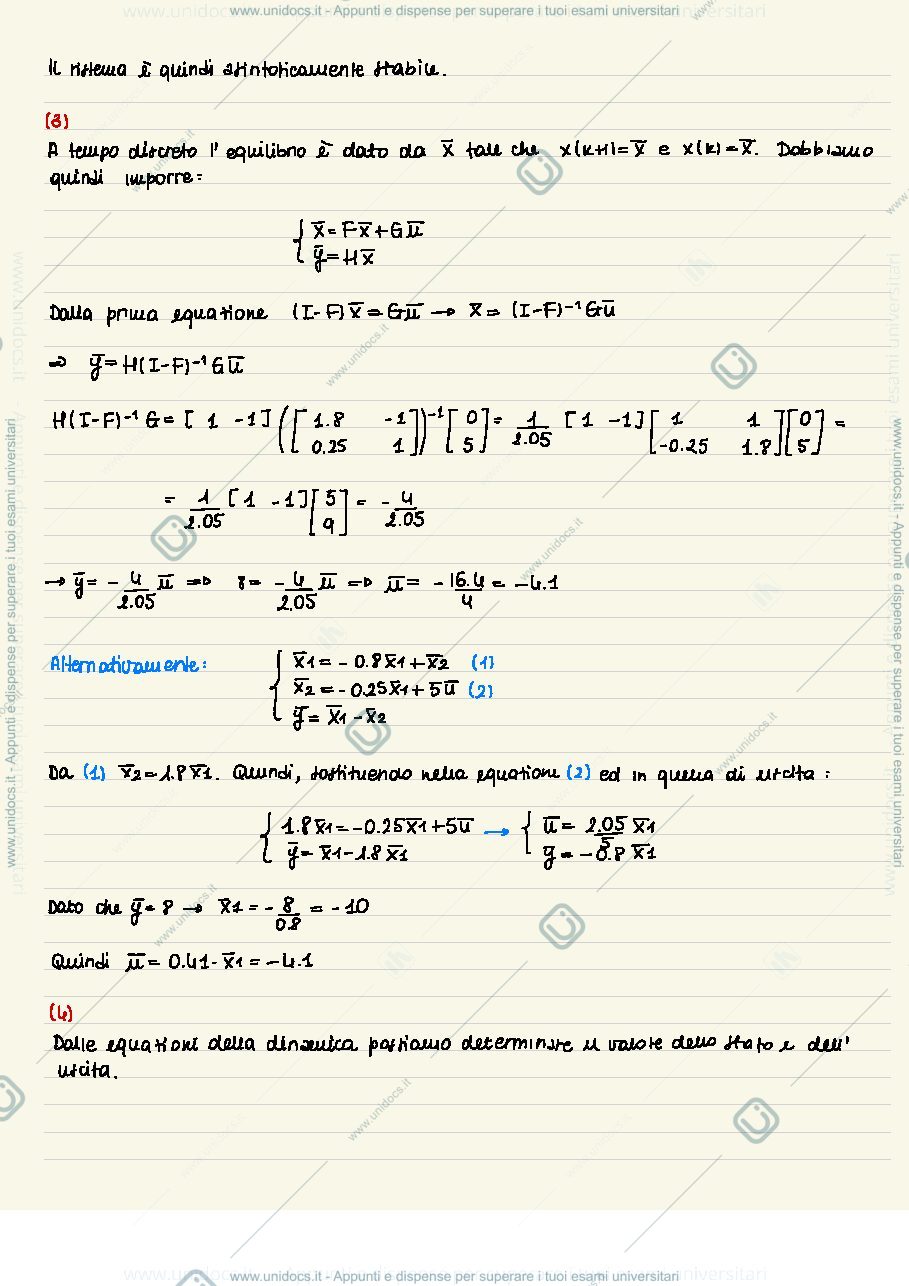 Anteprima pagina 2 — esercitazioni corso prof: Tanelli