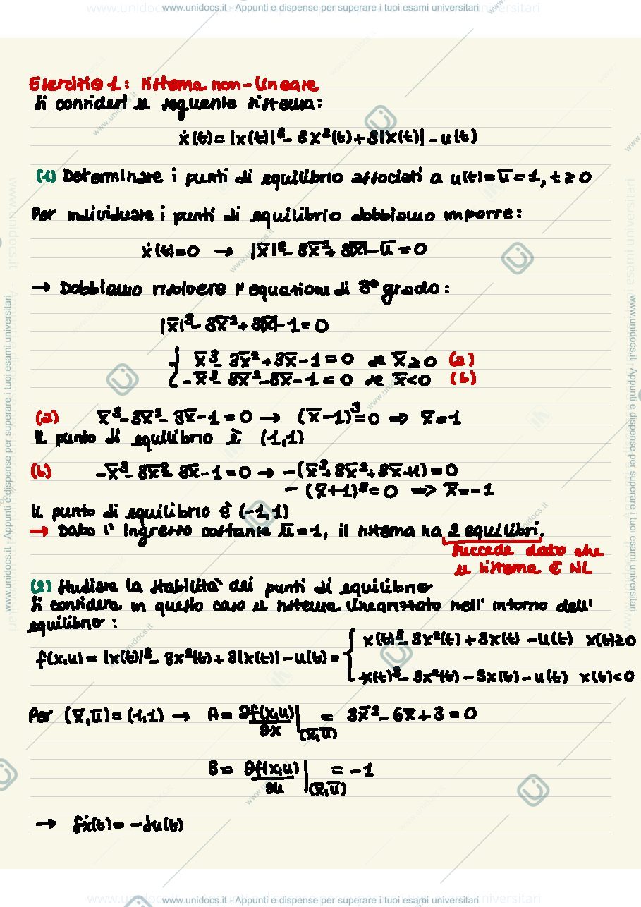 Anteprima pagina 2 — esercitazioni corso prof: Tanelli
