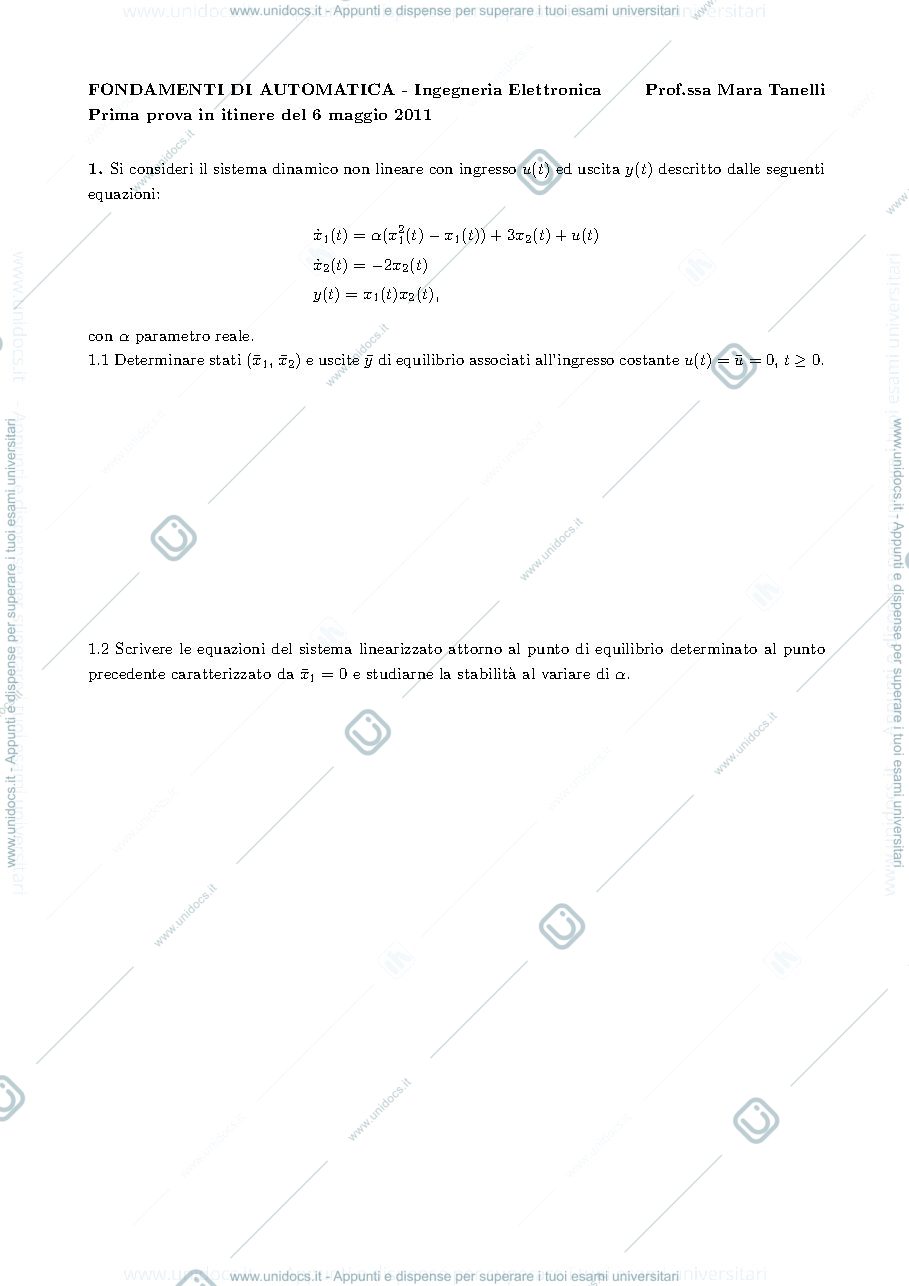 Anteprima pagina 1 — esami prof: Tanelli