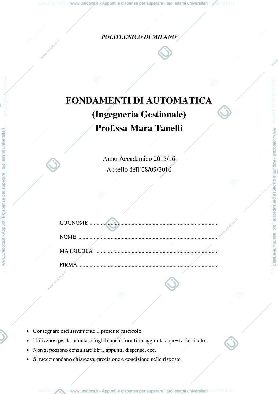 Anteprima pagina 1 — esami prof: Tanelli