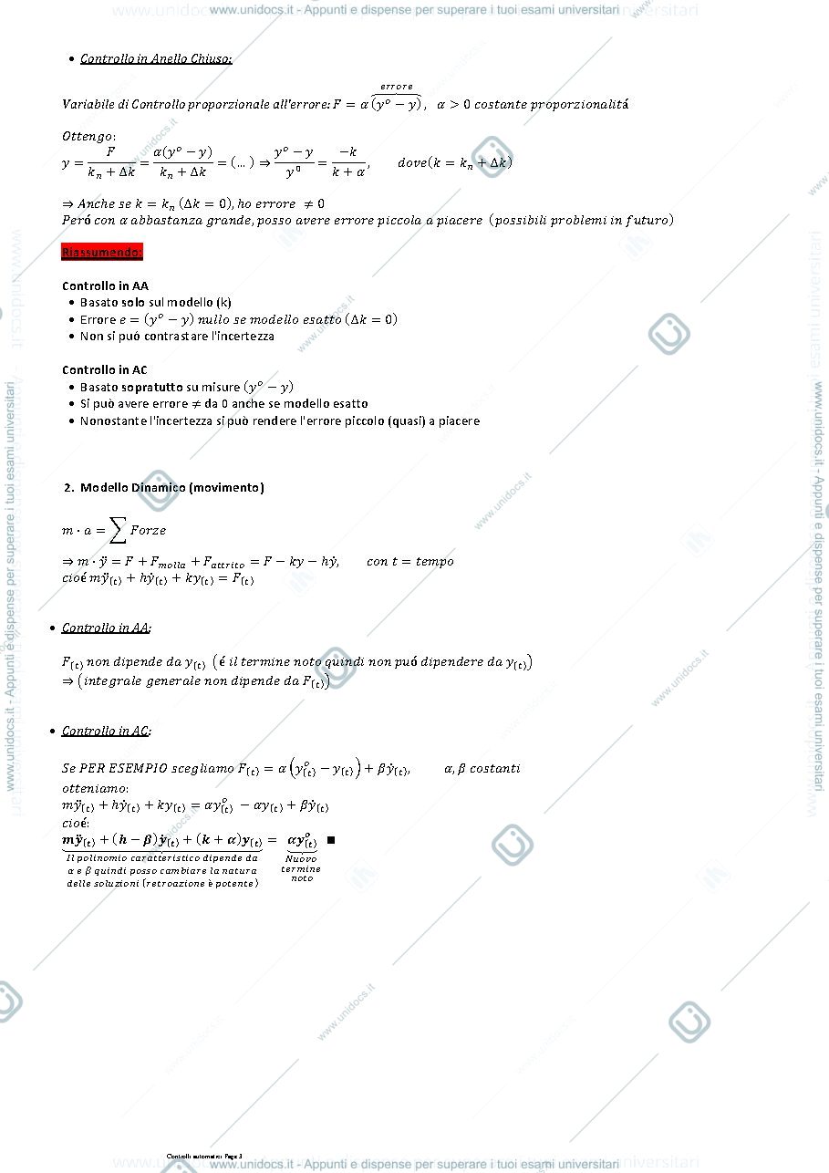 Anteprima pagina 3 — Fondamenti di Automatica