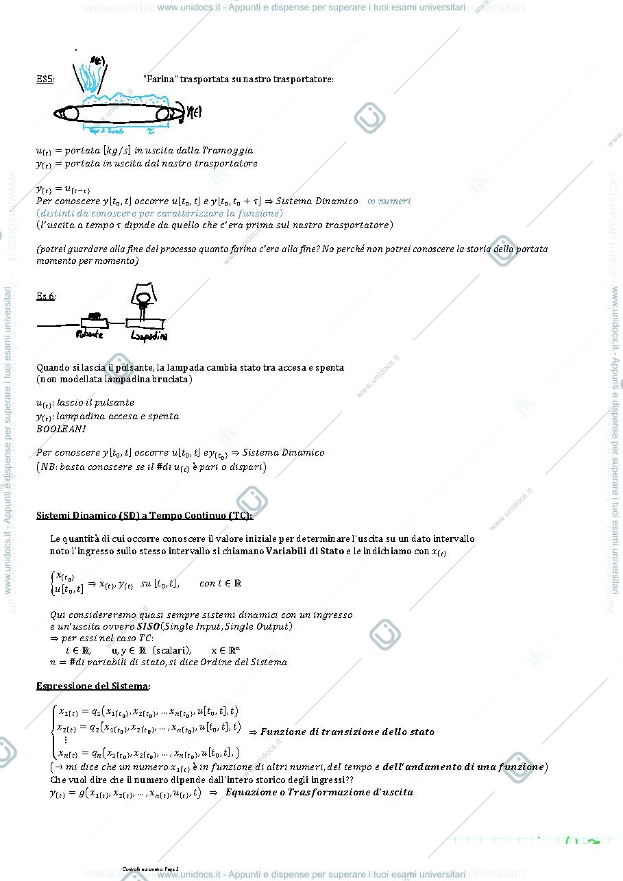 Anteprima pagina 5 — Fondamenti di Automatica