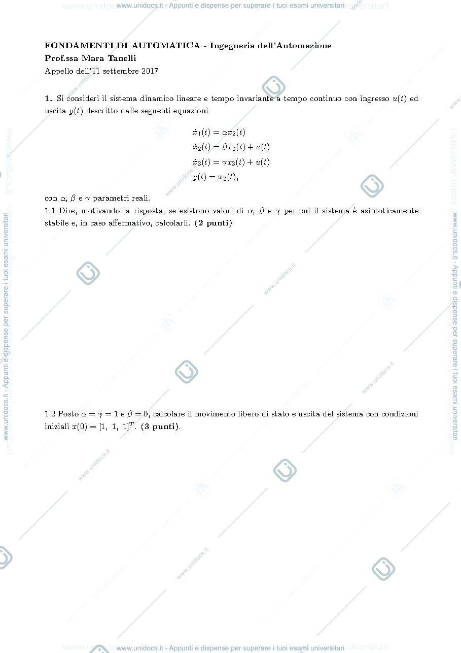 Anteprima pagina 1 — esami prof: Tanelli