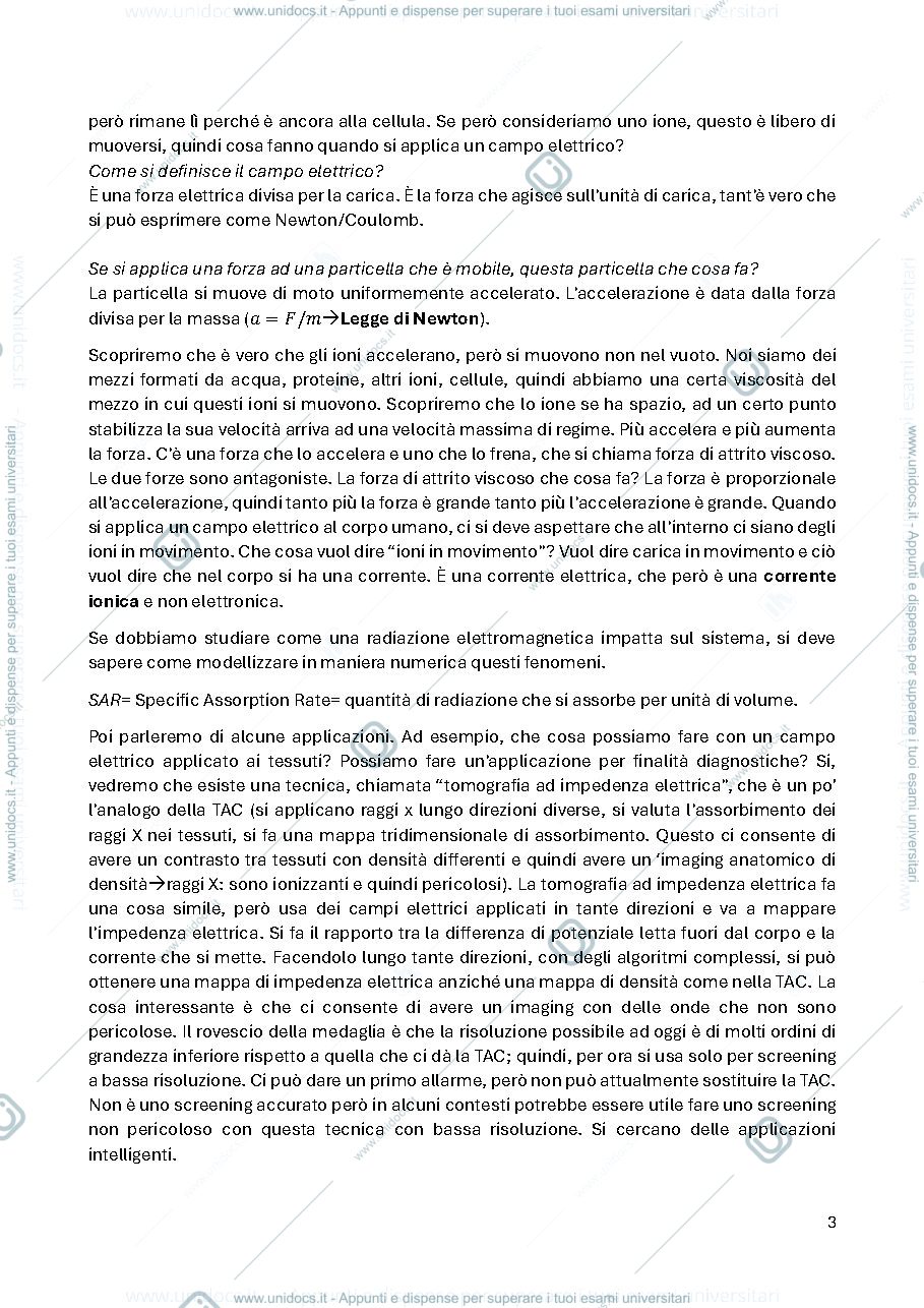 Anteprima pagina 3 — Sbobine bioelettricità
