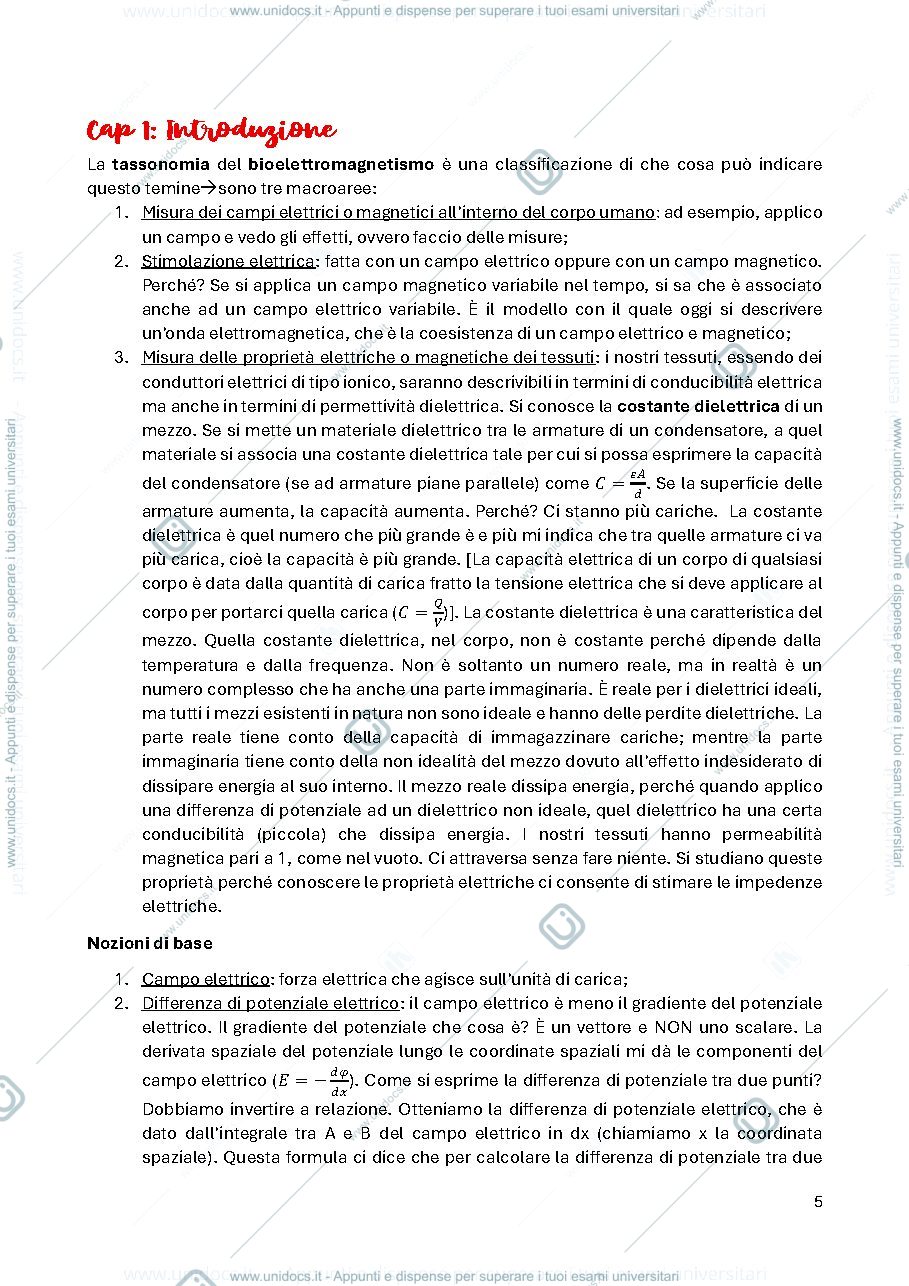 Anteprima pagina 5 — Sbobine bioelettricità