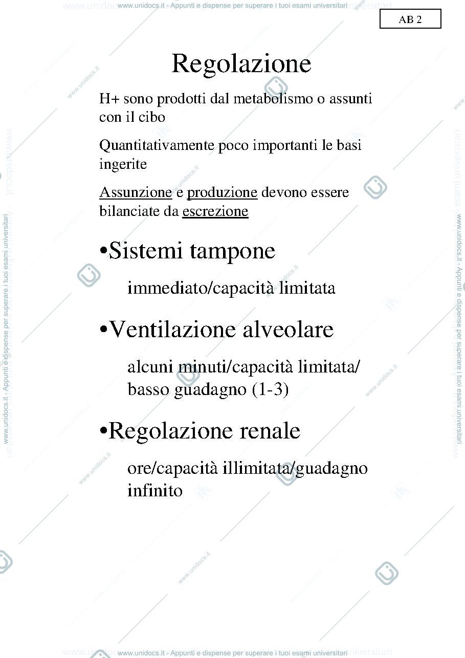 Anteprima pagina 2 — EQUILIBRIO ACIDO-BASE