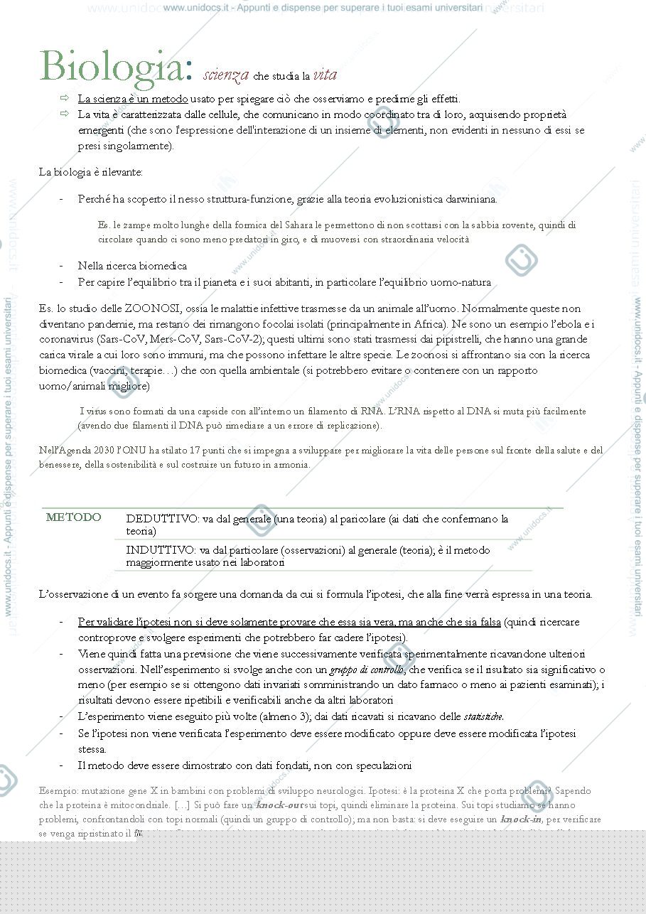 Anteprima pagina 1 — metodo scientifico