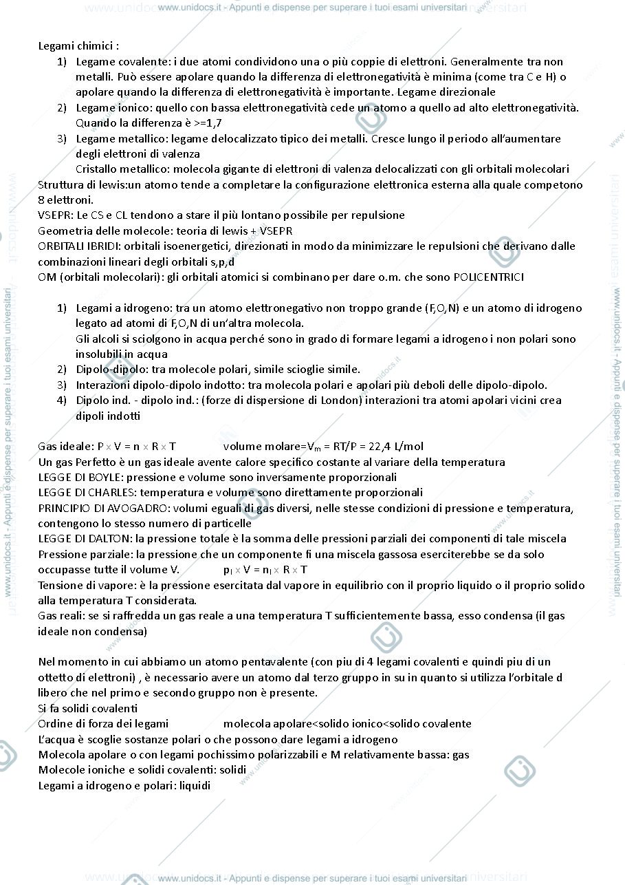 Anteprima pagina 2 — riassunto chimica inorganica