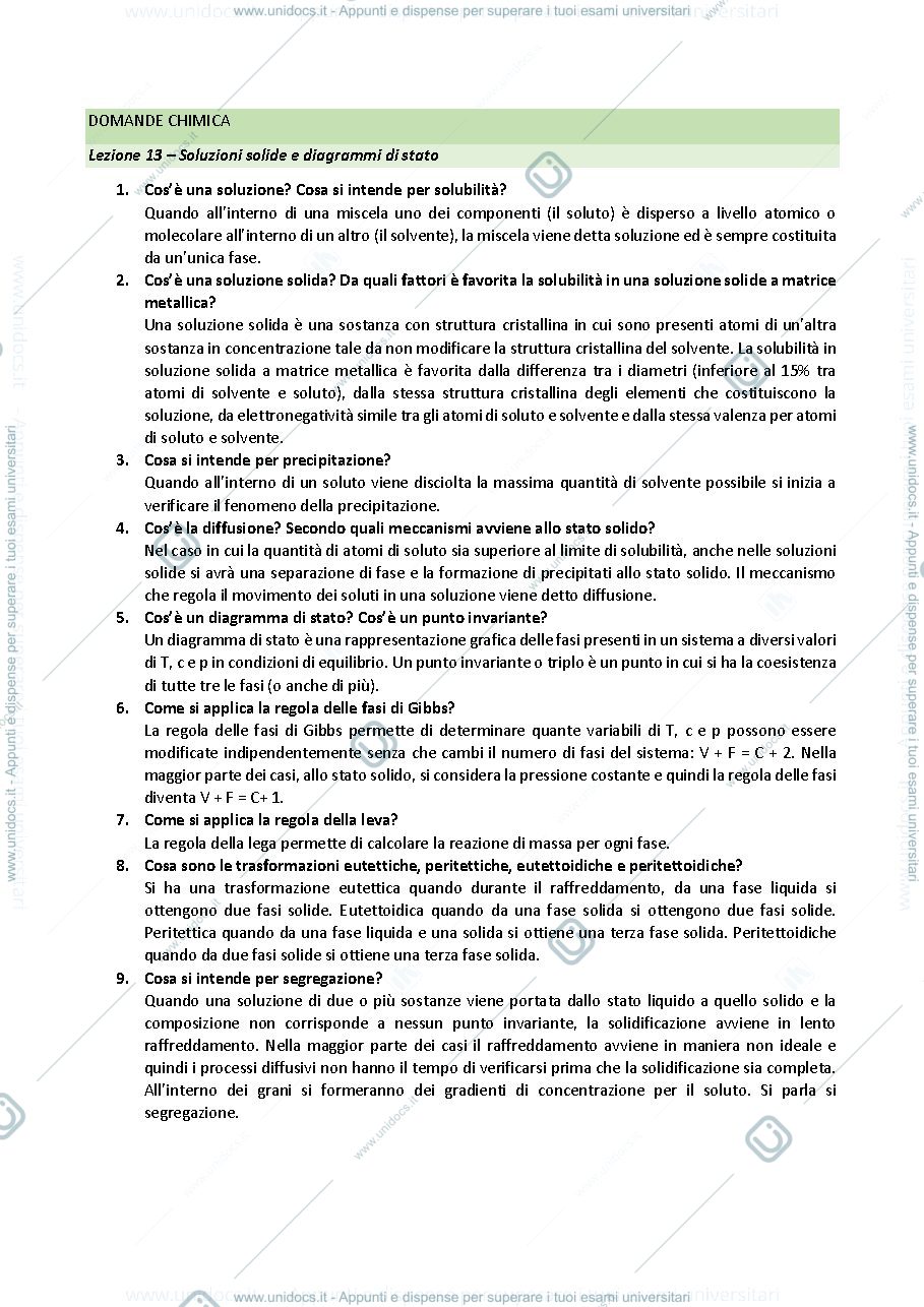 Anteprima pagina 1 — fondamenti di chimica e materiali