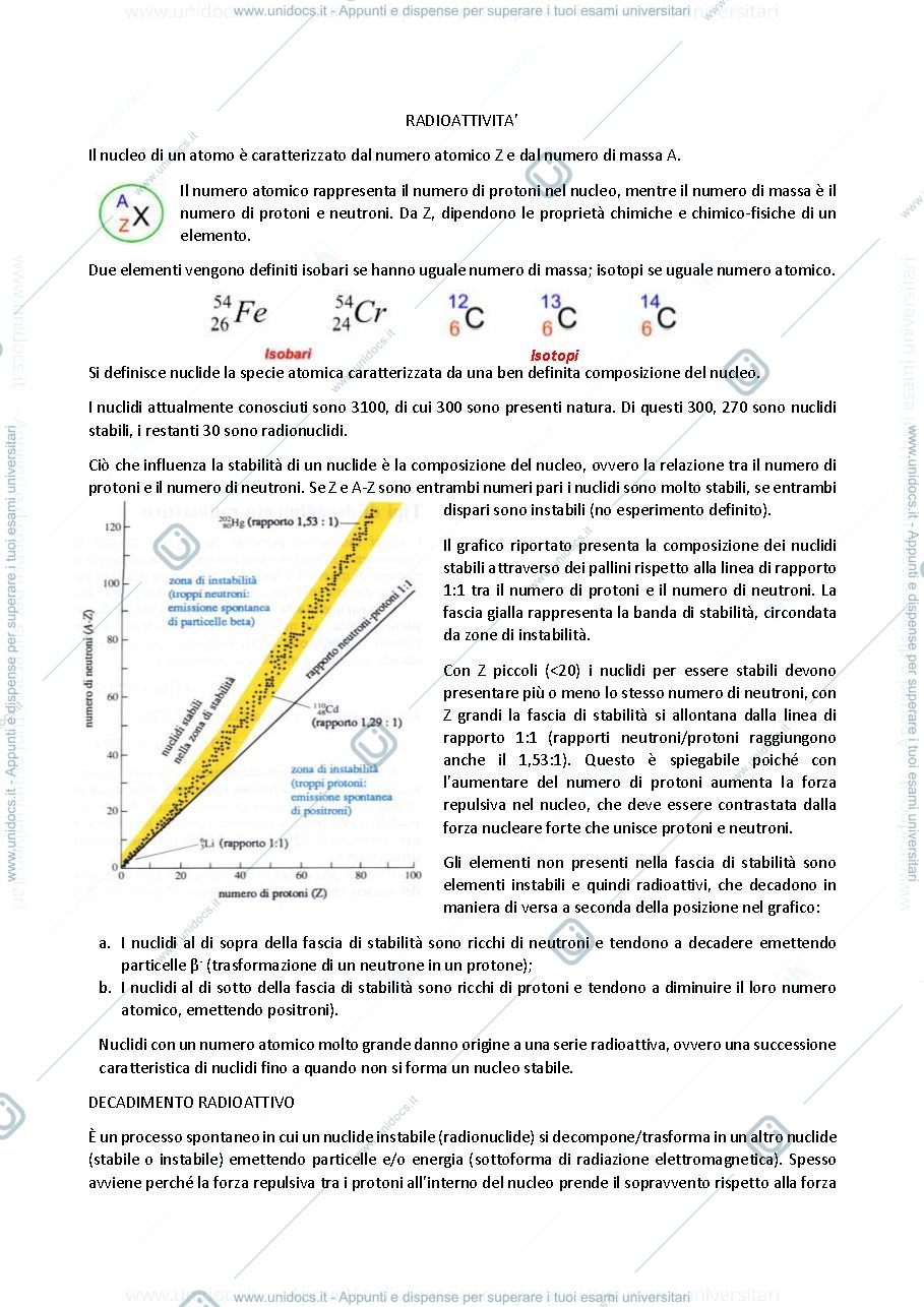Anteprima pagina 1 — Radioattività