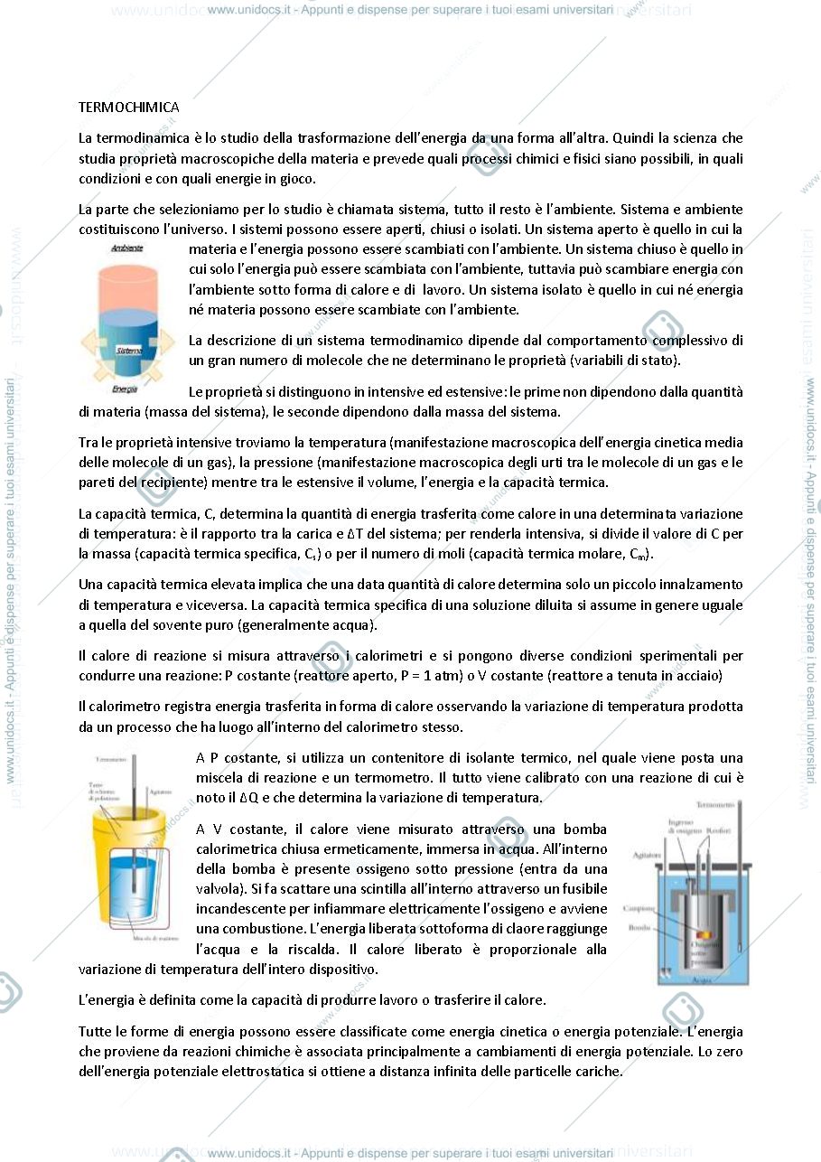 Anteprima pagina 1 — Termochimica