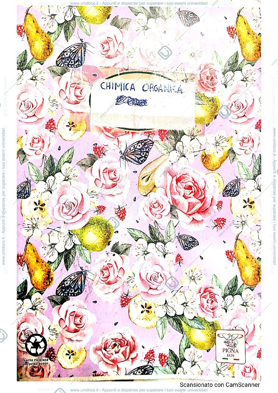 Anteprima pagina 1 — Appunti completi di Chimica Organica