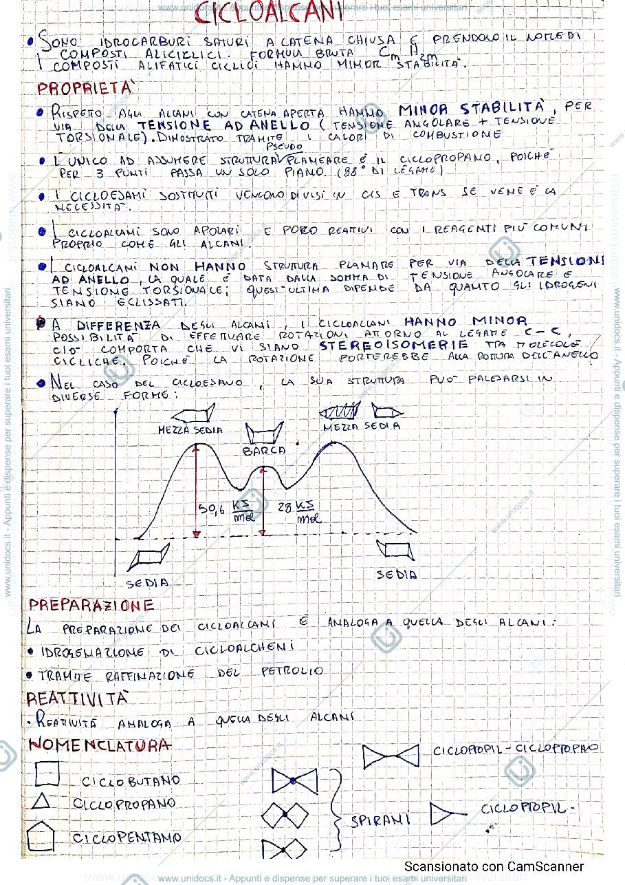 Anteprima pagina 4 — Appunti completi di Chimica Organica