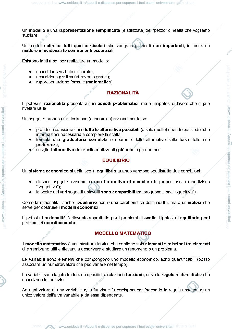 Anteprima pagina 2 — APPUNTI MICROECONOMIA