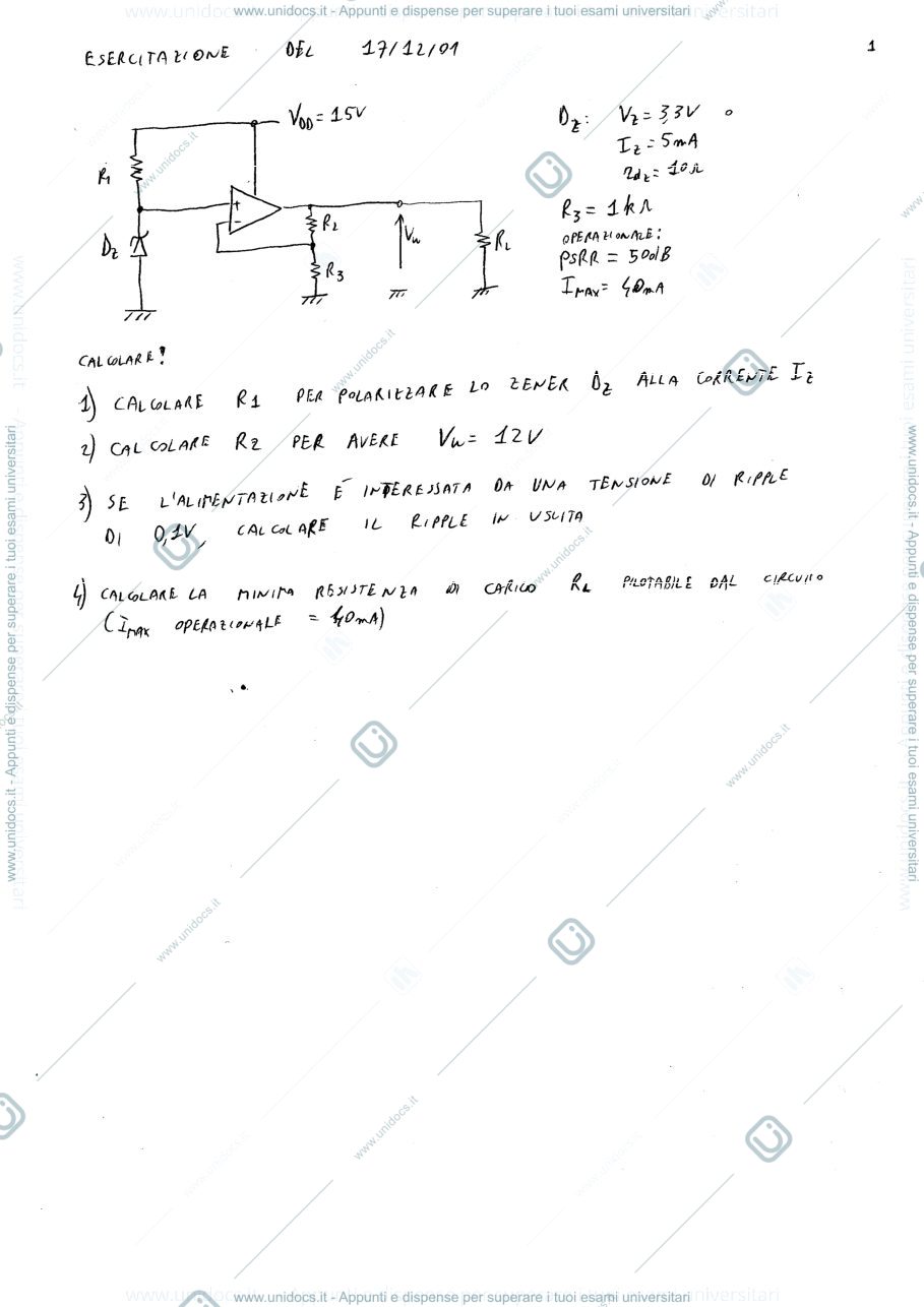 Anteprima pagina 1 — esercizi corso prof: Castoldi