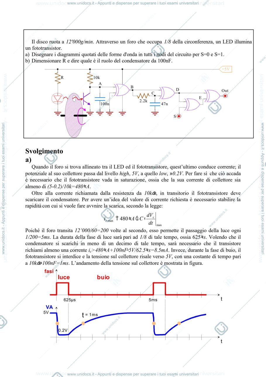Anteprima pagina 1 — Ele Dig CMOS 2 esercizi corso prof: Castoldi