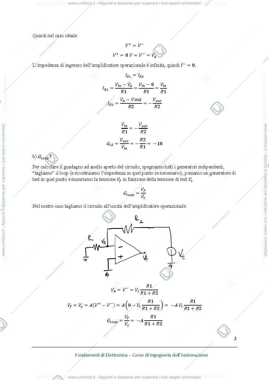 Anteprima pagina 2 — esercitazioni corso prof: Castoldi