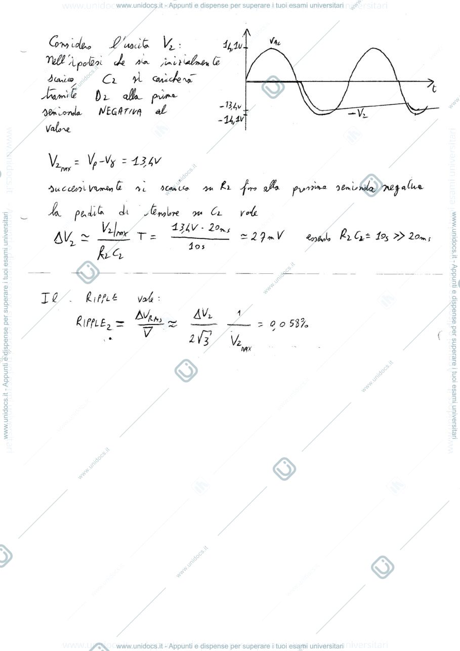 Anteprima pagina 2 — circuiti con diodi 2 esercizi corso prof: Castoldi