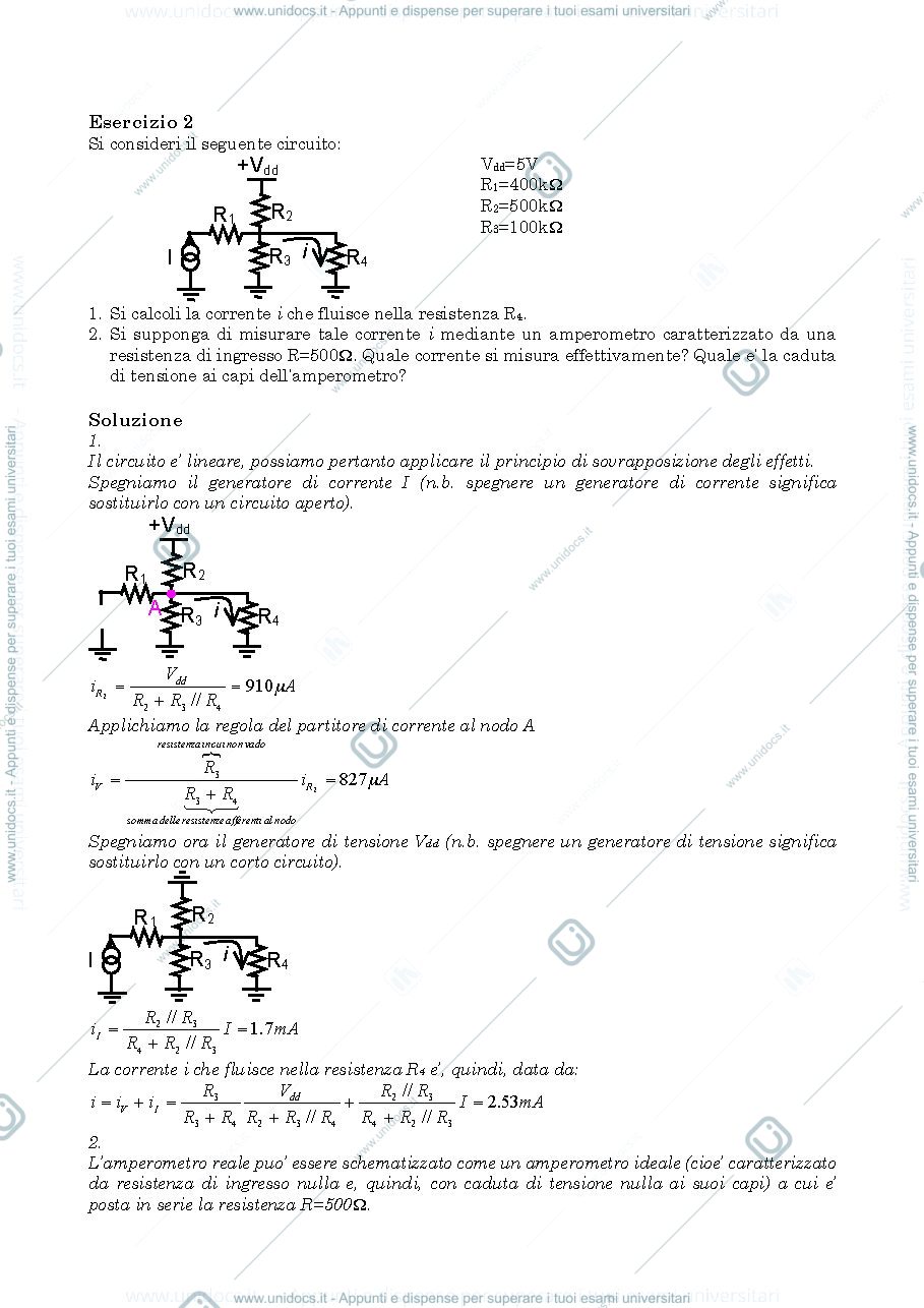 Anteprima pagina 2 — esercizi corso prof: Castoldi