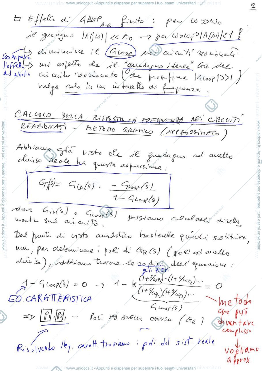 Anteprima pagina 2 — 18_Risposta Freq - NegFeedback prof: Castoldi