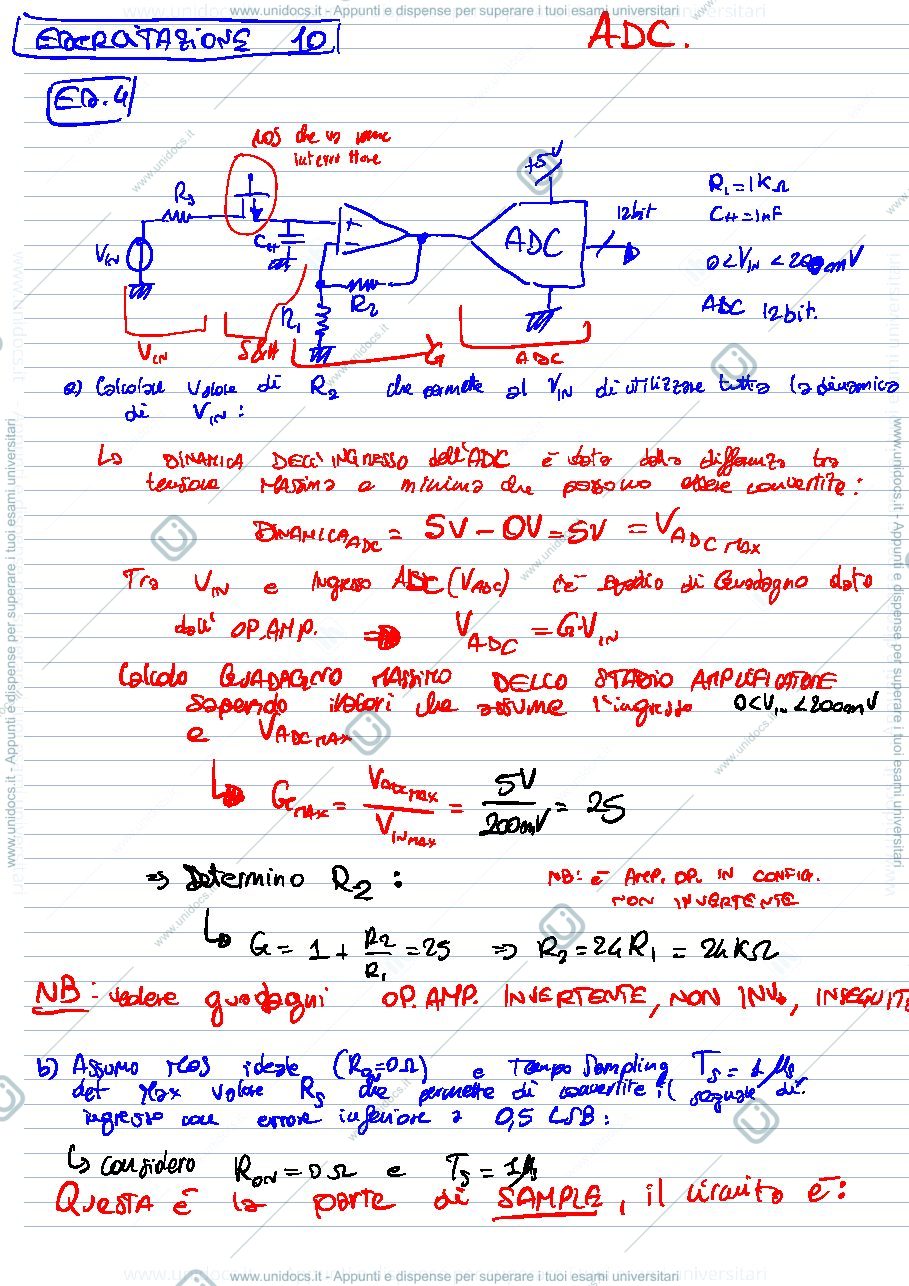 Anteprima pagina 1 — Esercizi sugli ADC 