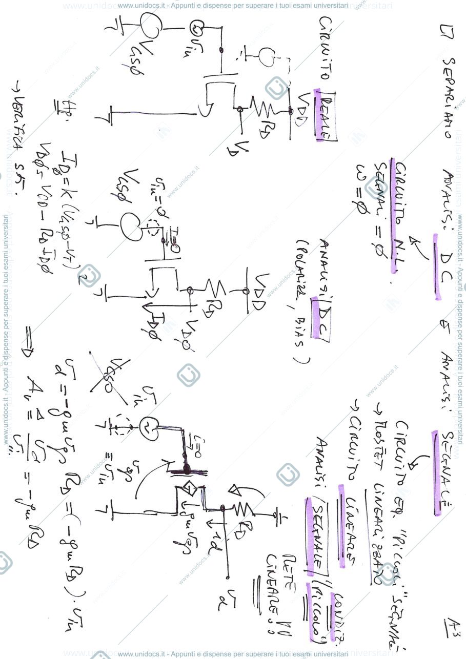 Anteprima pagina 3 — 12_Stadi Amplificatori MOSFET prof: Castoldi
