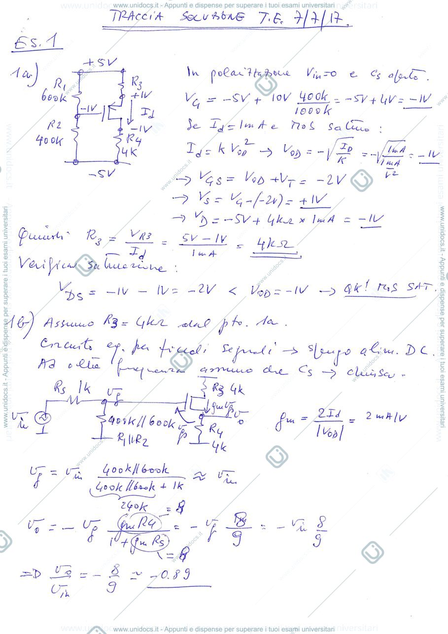 Anteprima pagina 2 — 07lug17 Esame prof : Castoldi