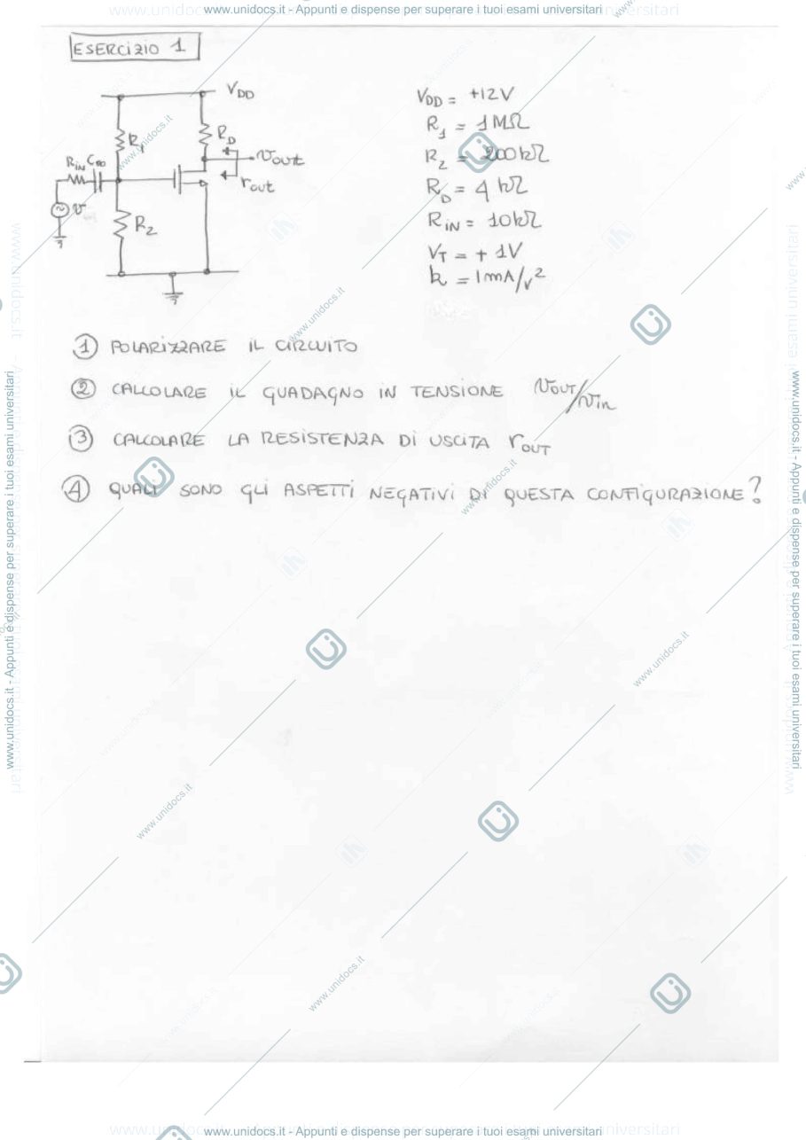 Anteprima pagina 1 — Es stadio MOS 1 esercizi corso prof: Castoldi