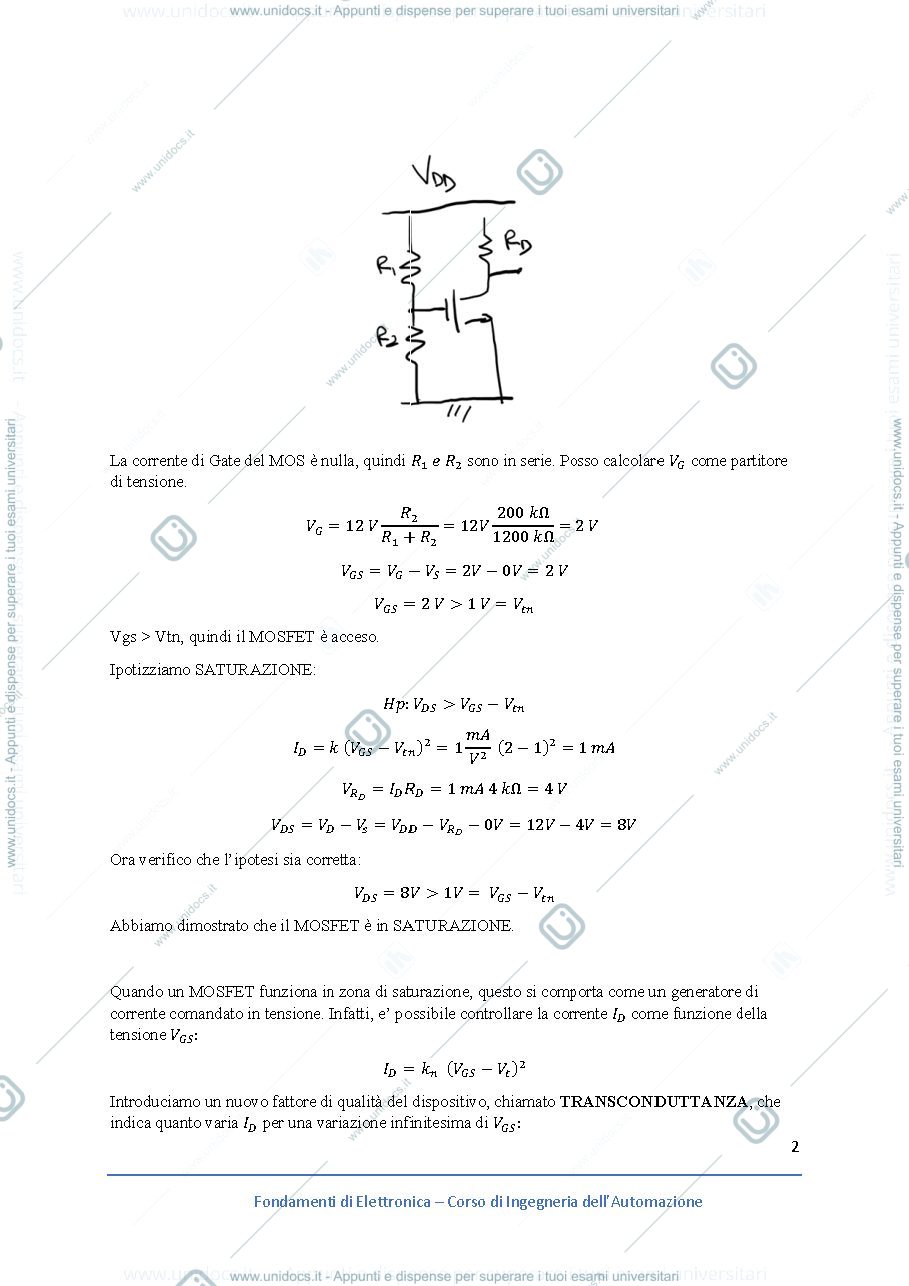 Anteprima pagina 2 — esercitazioni corso prof: Castoldi