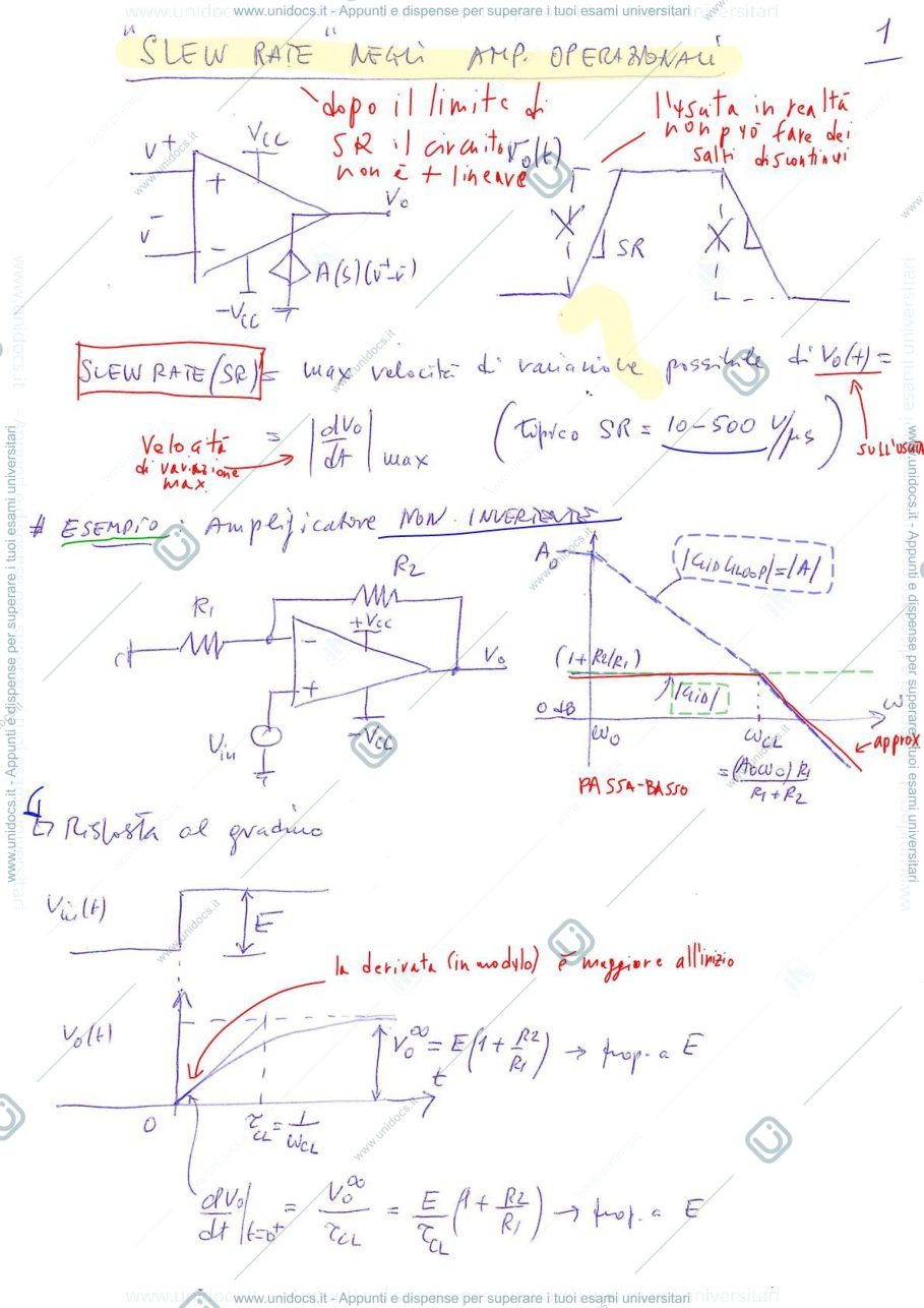 Anteprima pagina 1 — 20_SlewRate-Iout_max prof: Castoldi